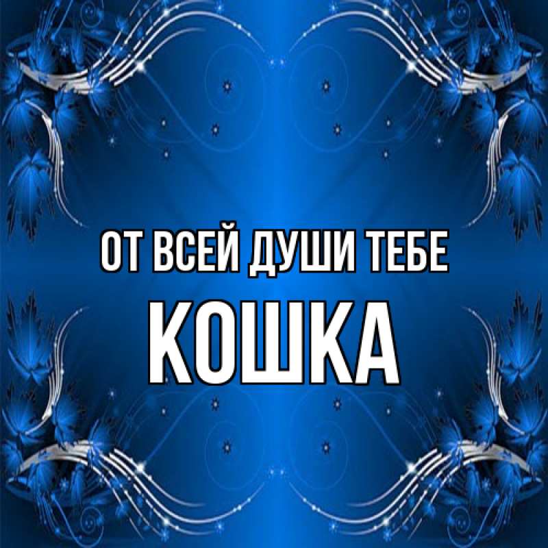Картинка От всей души тебе, Кошка