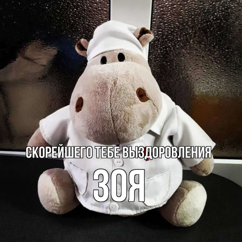 Картинка Скорейшего тебе выздоровления, Зоя