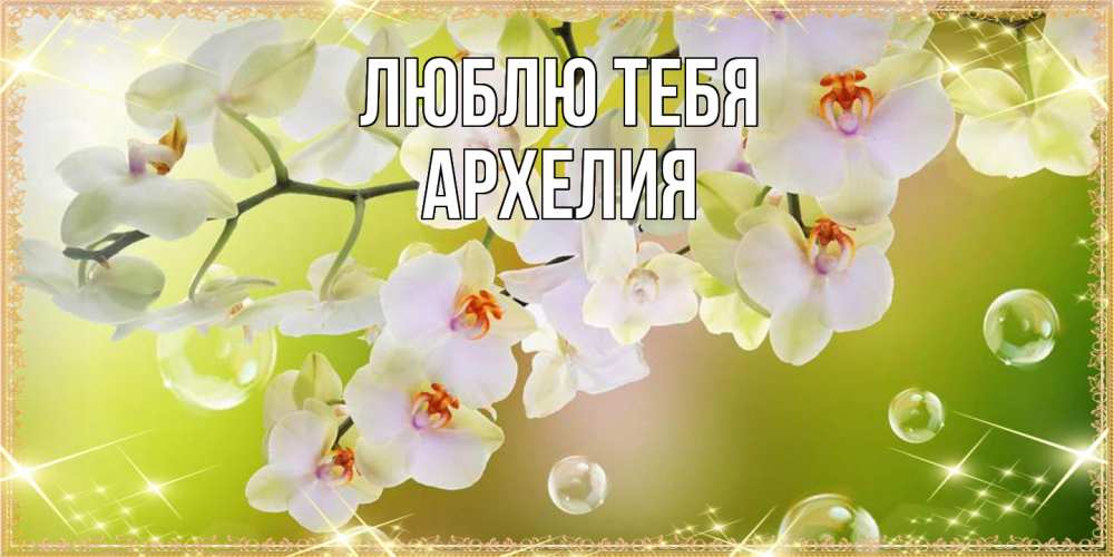 Открытка на каждый день с именем, Архелия Люблю тебя открытка с цветами на международный женский день Прикольная открытка с пожеланием онлайн скачать бесплатно 