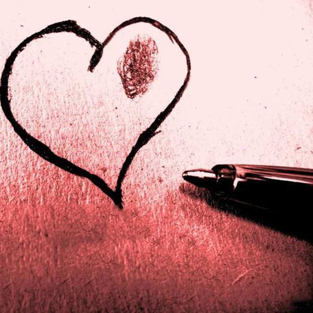 Открытка на каждый день с именем, Володя С любовью тебе черное сердце Прикольная открытка с пожеланием онлайн скачать бесплатно 