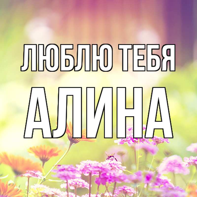 Картинка Люблю тебя, Алина