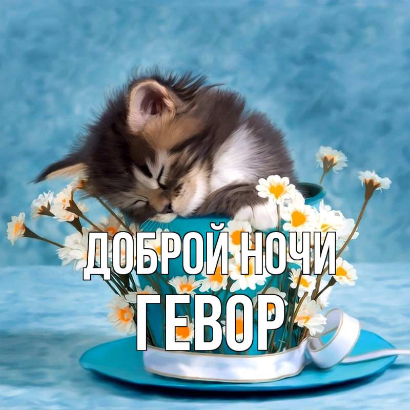 Картинка Доброй ночи, Гевор