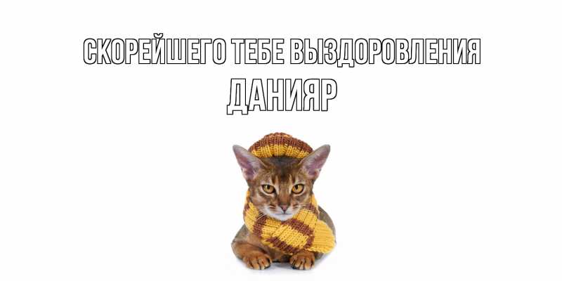 Картинка Скорейшего тебе выздоровления, Данияр