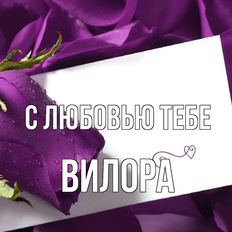 Картинка С любовью тебе, Вилора