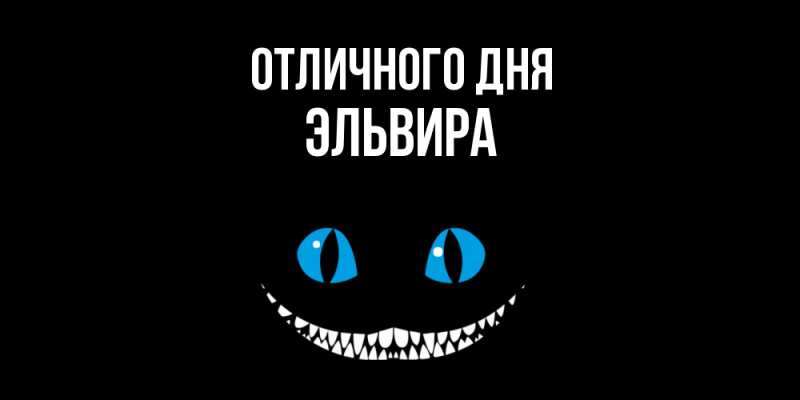 Картинка Отличного дня, Эльвира