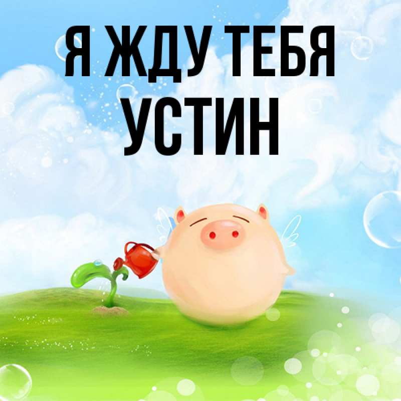 Картинка Я жду тебя, Устин