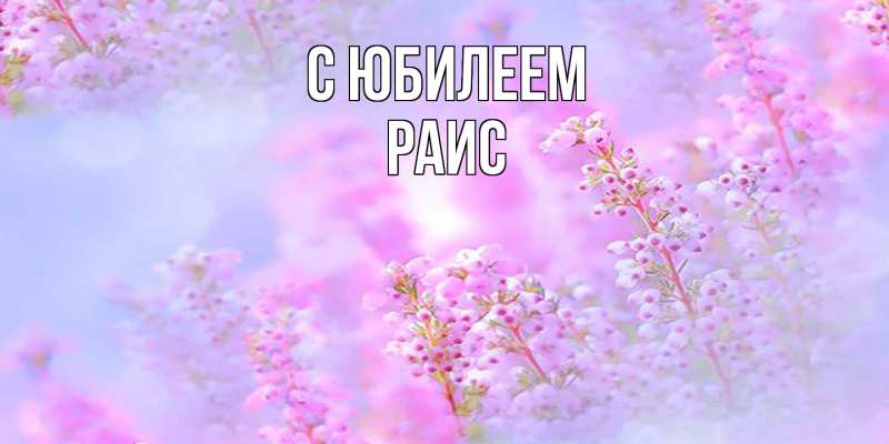 Картинка C юбилеем, Раис
