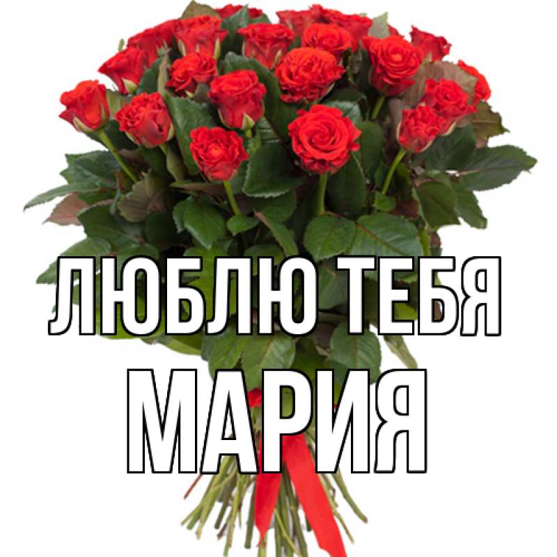 Картинка Люблю тебя, Мария
