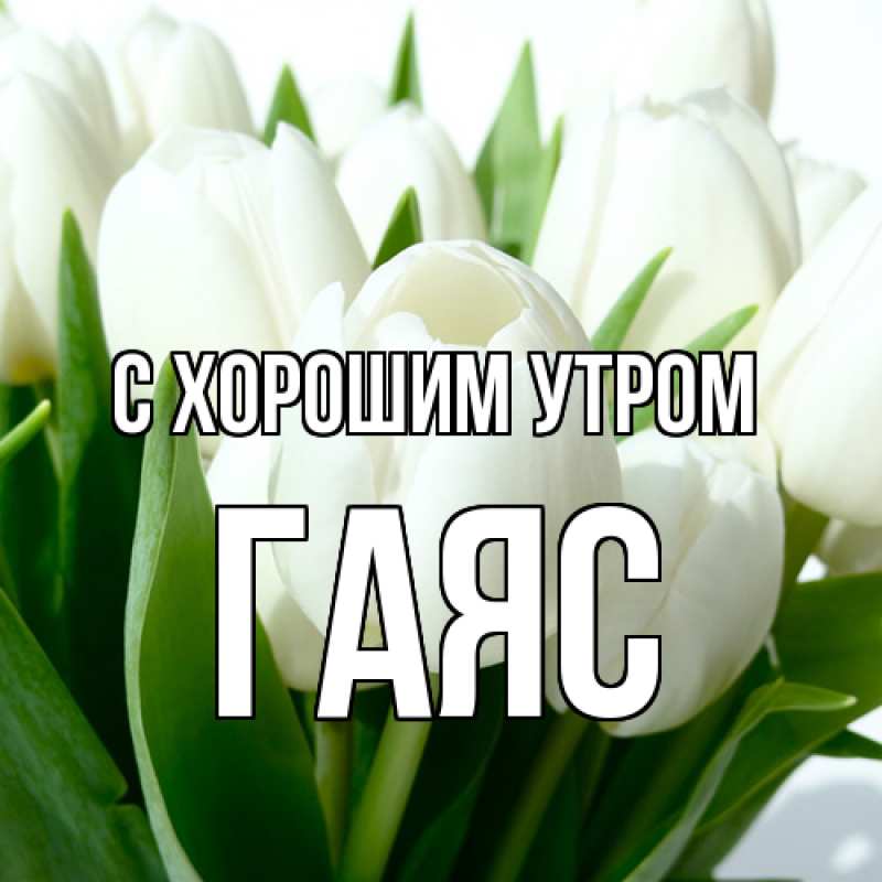 Картинка С хорошим утром, Гаяс