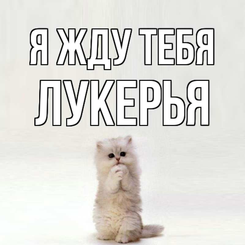 Картинка Я жду тебя, Лукерья
