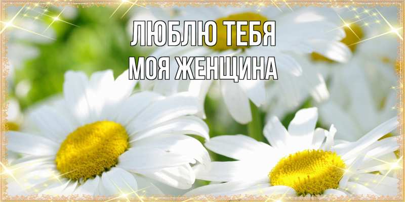 Картинка Люблю тебя, Моя женщина