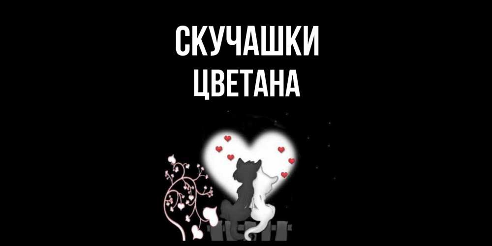 Открытка на каждый день с именем, Цветана Скучашки коты Прикольная открытка с пожеланием онлайн скачать бесплатно 