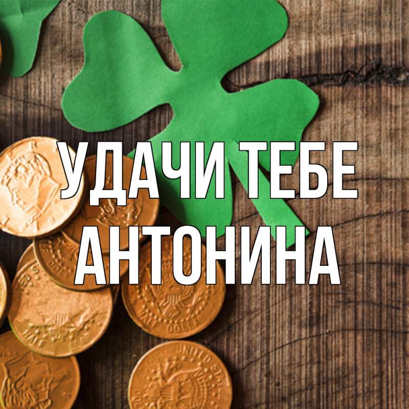 Картинка Удачи тебе, Антонина