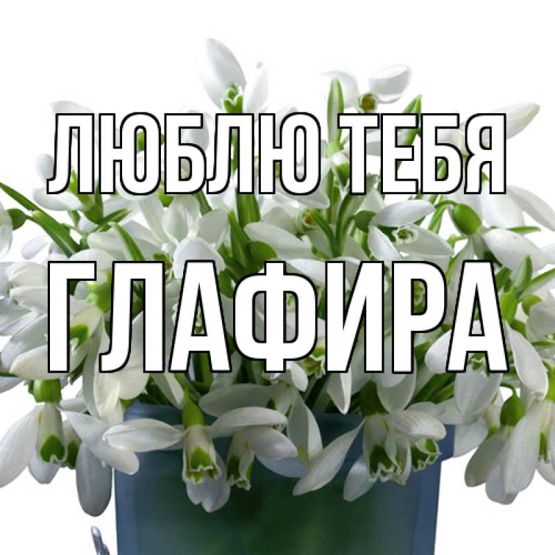 Картинка Люблю тебя, Глафира