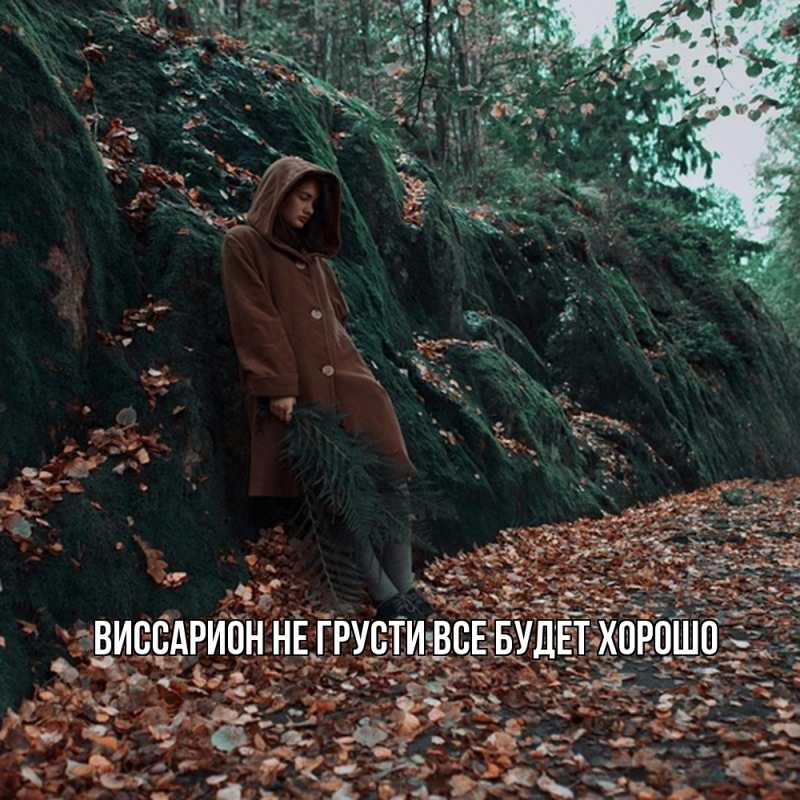 Картинка Не грусти, все будет хорошо, Виссарион