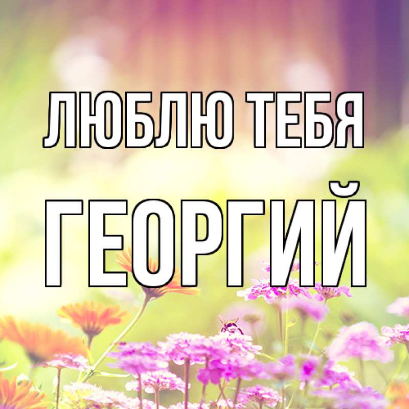 Картинка Люблю тебя, Георгий