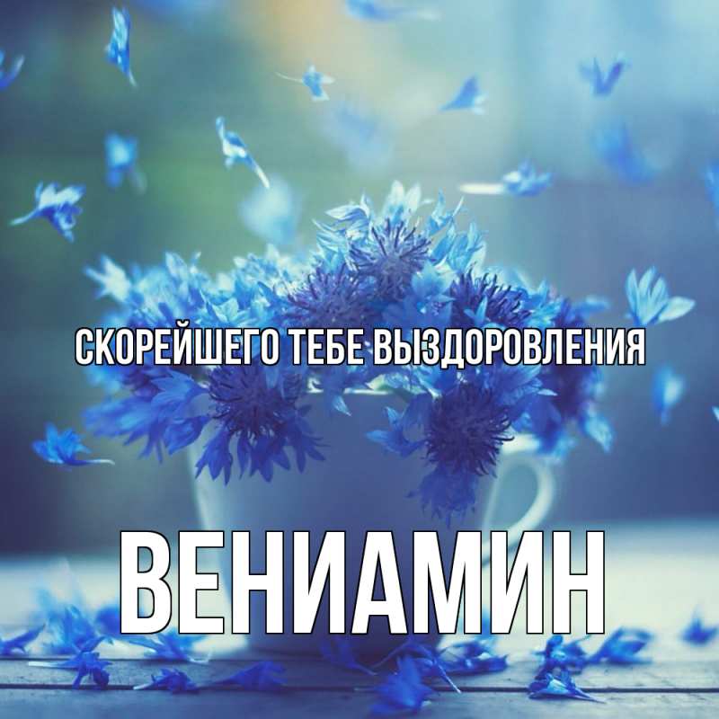 Картинка Скорейшего тебе выздоровления, Вениамин