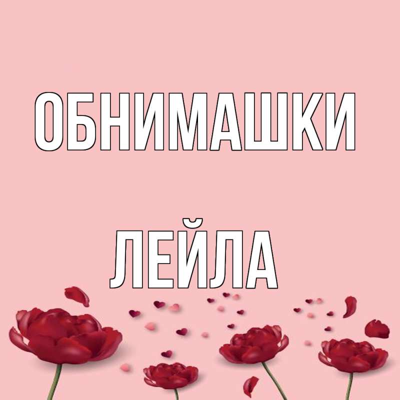 Картинка Обнимашки, Лейла