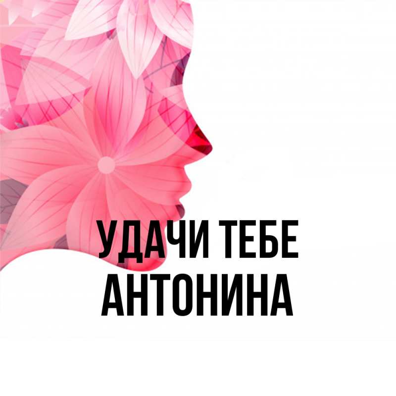Картинка Удачи тебе, Антонина