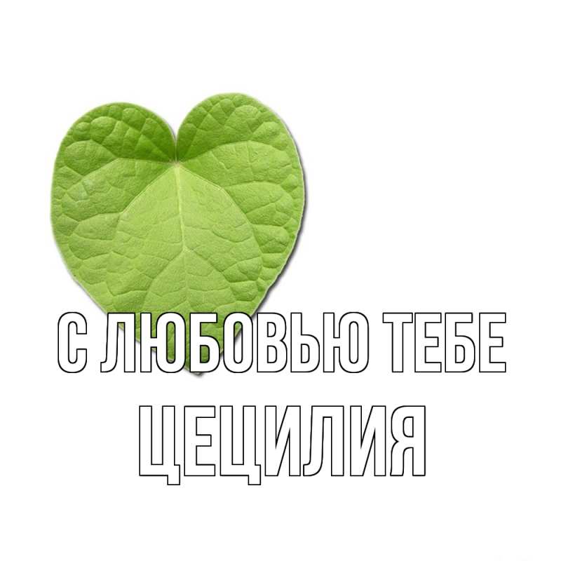 Картинка С любовью тебе, Цецилия
