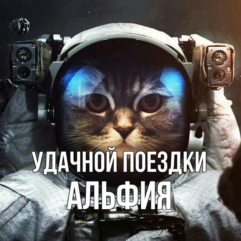 Картинка Удачной поездки, Альфия