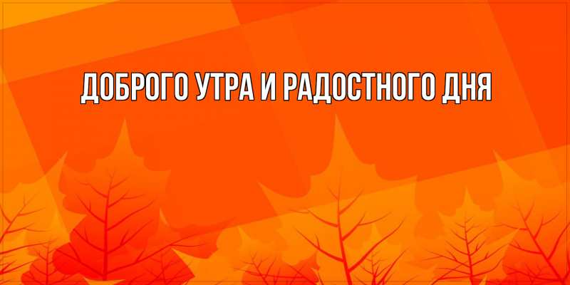 Картинка Доброго утра и радостного дня, 