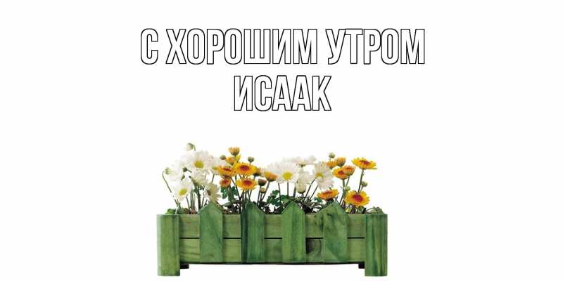 Картинка С хорошим утром, Исаак