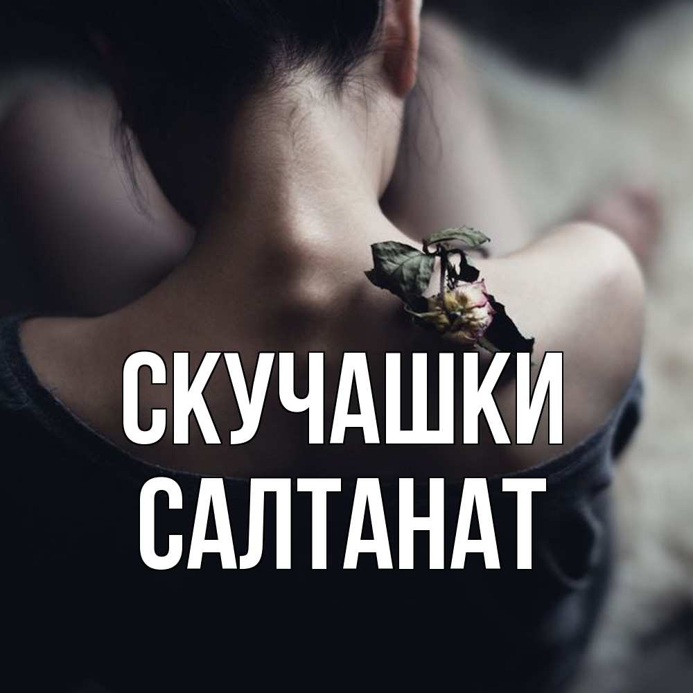 Открытка на каждый день с именем, Салтанат Скучашки засох цветок Прикольная открытка с пожеланием онлайн скачать бесплатно 