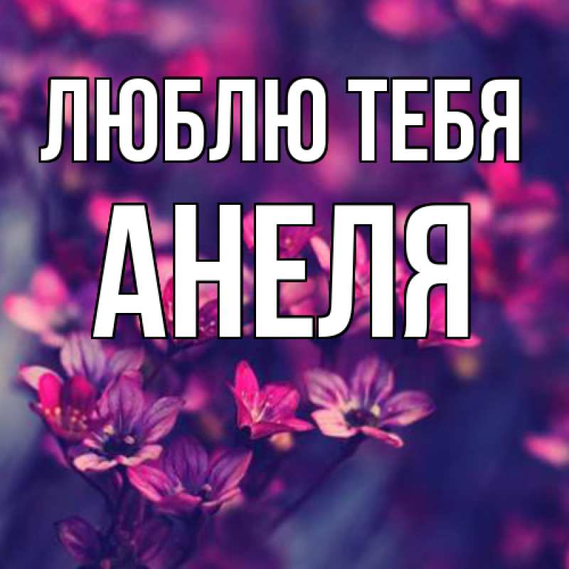 Картинка Люблю тебя, Анеля