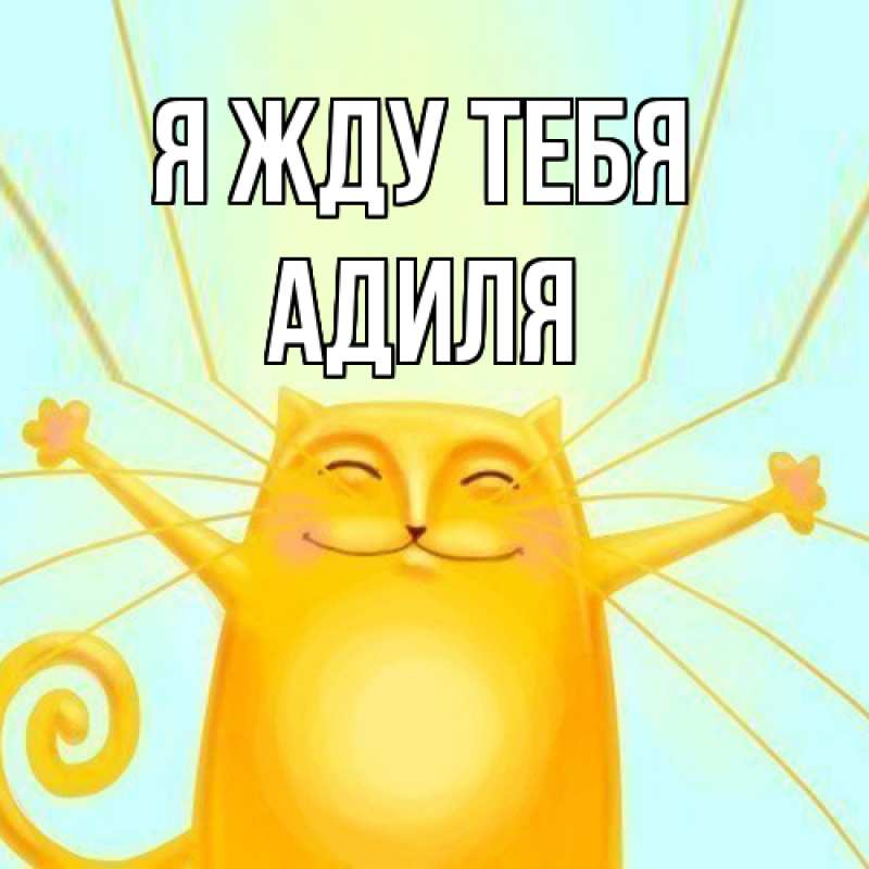 Картинка Я жду тебя, Адиля