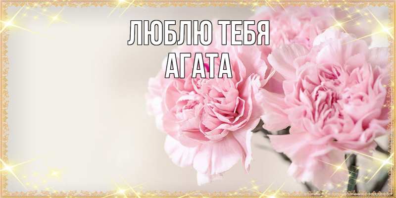 Картинка Люблю тебя, Агата