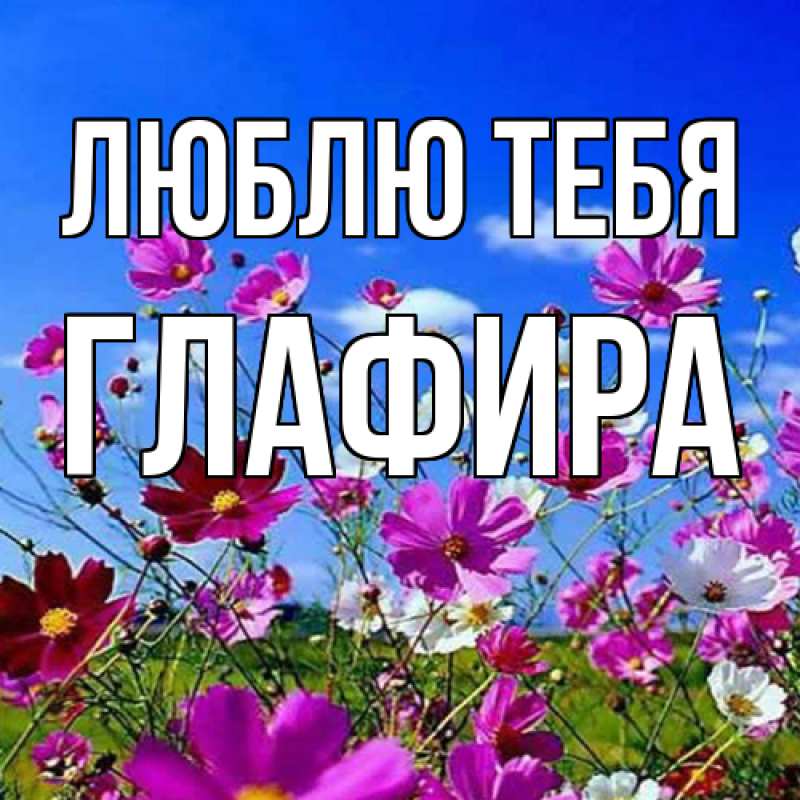 Картинка Люблю тебя, Глафира