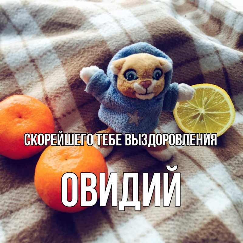 Картинка Скорейшего тебе выздоровления, Овидий