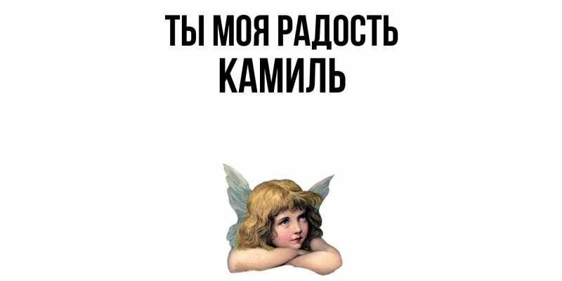 Картинка Ты моя радость, Камиль