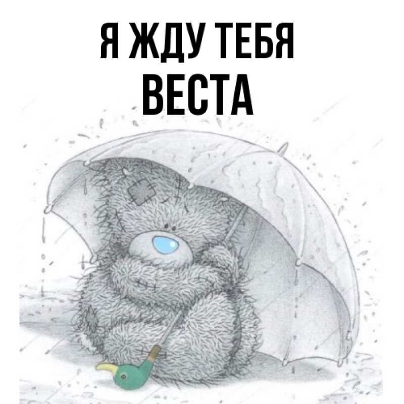 Картинка Я жду тебя, Веста