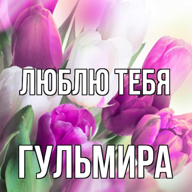 Картинка Люблю тебя, Гульмира