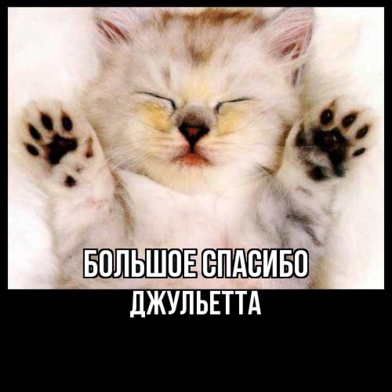 Картинка Большое спасибо, Джульетта