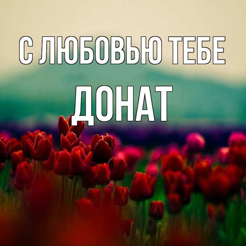 Картинка С любовью тебе, Донат