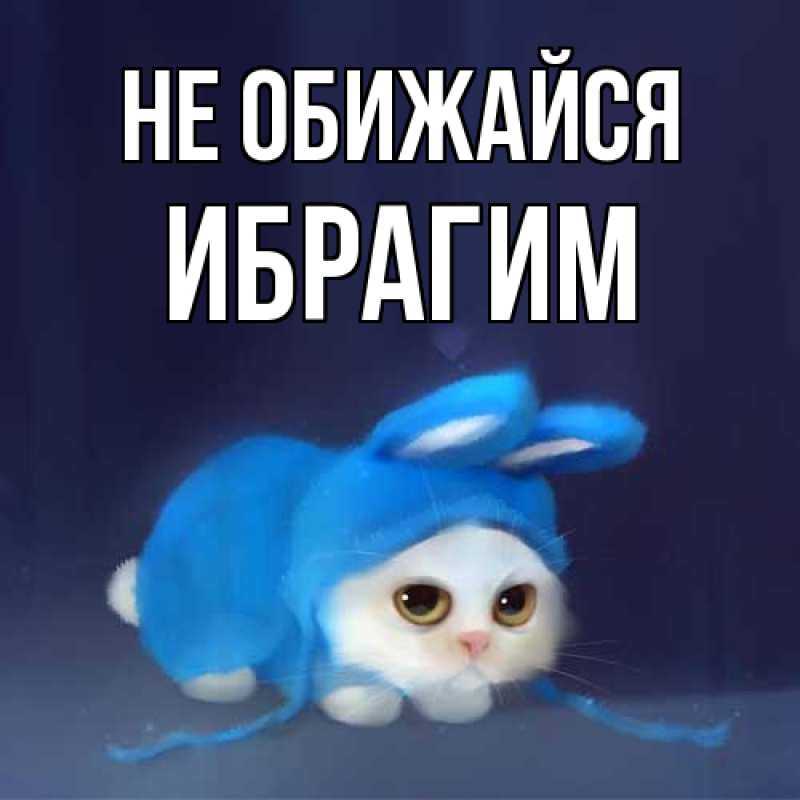 Картинка Не обижайся, Ибрагим