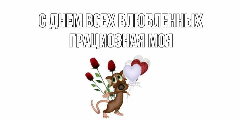 Картинка С днем всех влюбленных, Грациозная моя