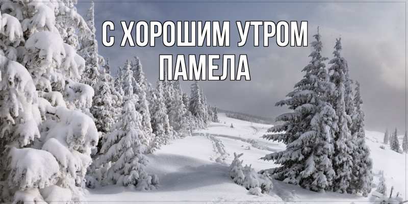 Картинка С хорошим утром, Памела