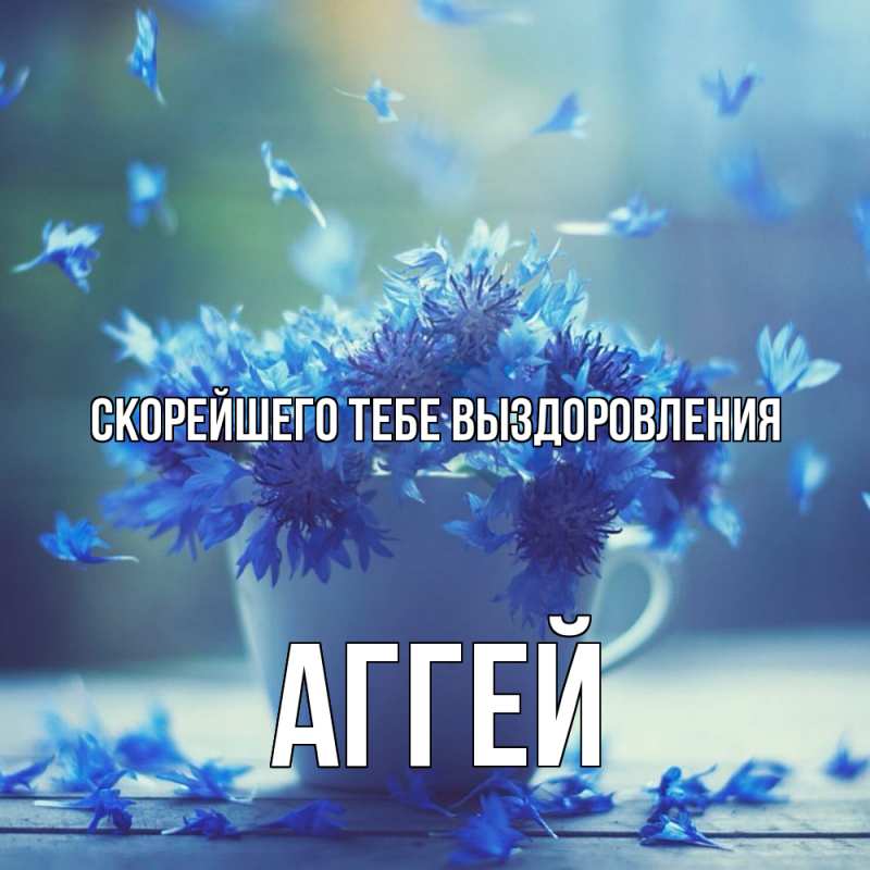 Картинка Скорейшего тебе выздоровления, Аггей