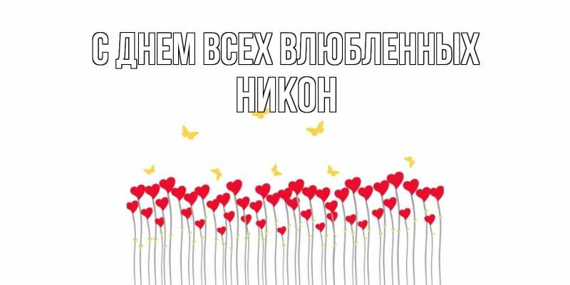Картинка С днем всех влюбленных, Никон