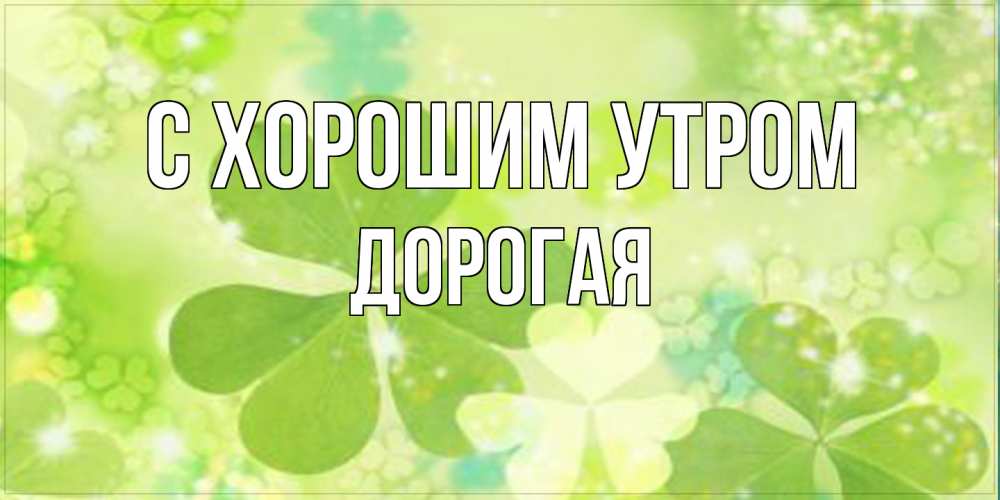 Открытка на каждый день с именем, Дорогая С хорошим утром открытка с листьями летними зелеными Прикольная открытка с пожеланием онлайн скачать бесплатно 