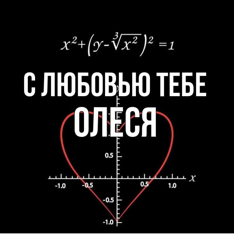 Картинка С любовью тебе, Олеся