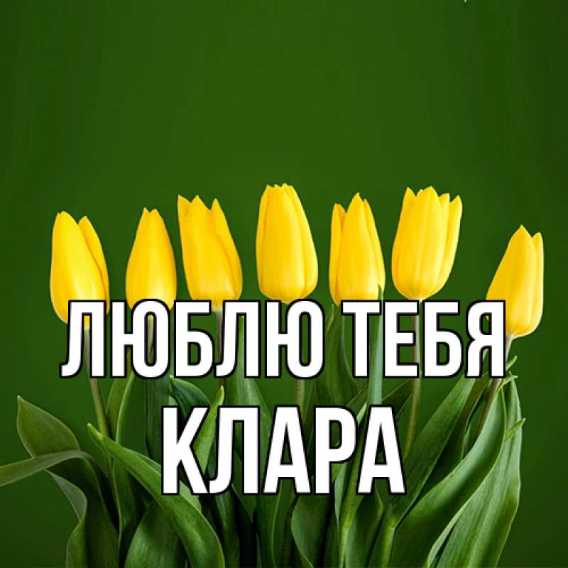 Картинка Люблю тебя, Клара