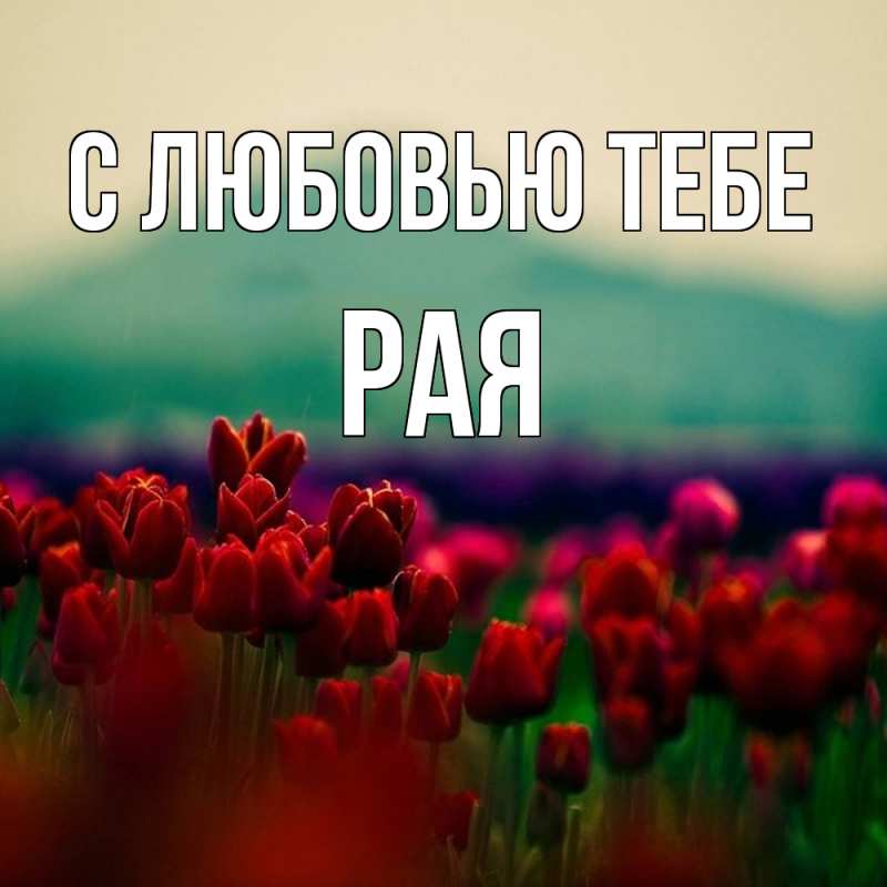 Картинка С любовью тебе, Рая
