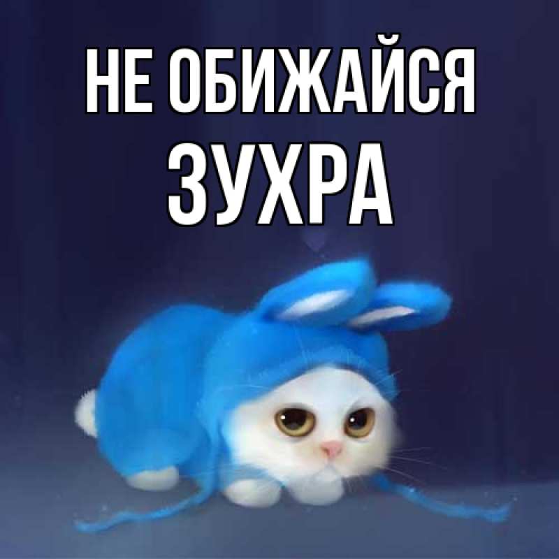 Картинка Не обижайся, Зухра
