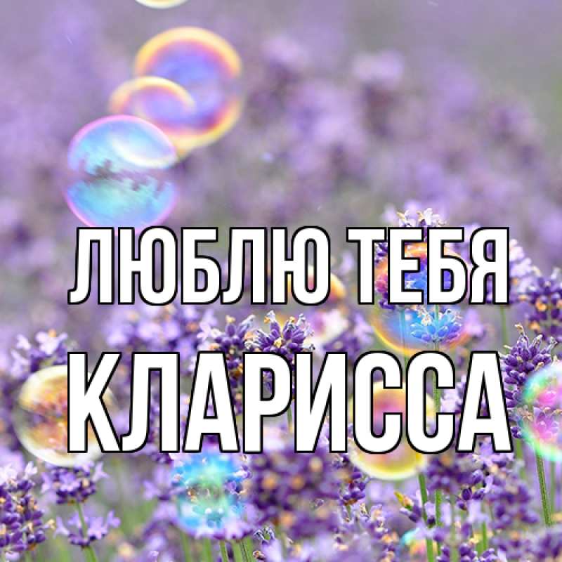 Картинка Люблю тебя, Кларисса