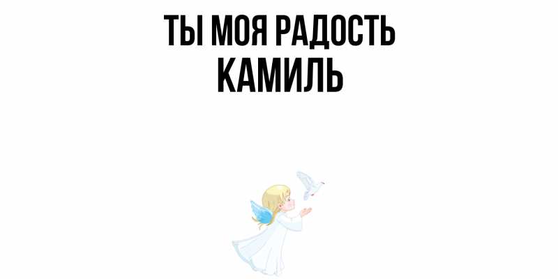 Картинка Ты моя радость, Камиль